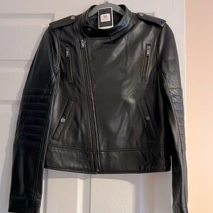 Brand new moto women leather jacket